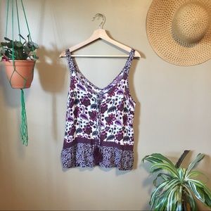 Boho Flirty Maurices Tank Top